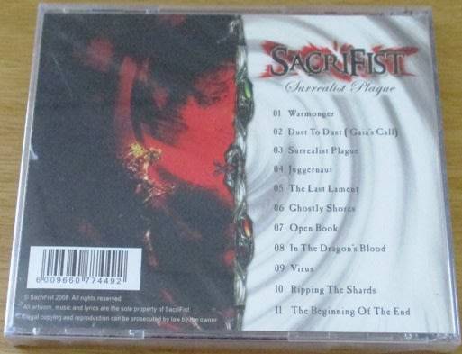 SACRIFIST Surrealist Plague South African Metal 2008 Killer Album! SEALED