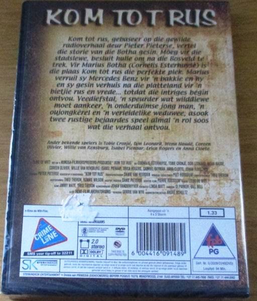 KOM TOT RUS South African Film