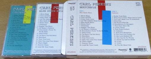 CARL PERKINS Matchbox - Featuring The Albums `Blue Suede Shoes` And `Caldonia` 2xCD [Shelf Z Box 8]