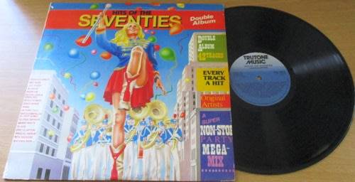 HITS OF THE SEVENTIES Non Stop 42 tracks 2xLP VINYL Record