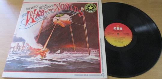 THE WAR OF THE WORLDS 2xLP VINYL RECORD