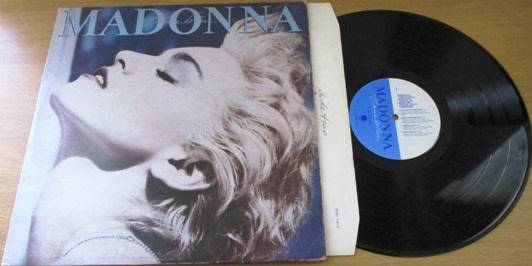 MADONNA True Blue VINYL RECORD