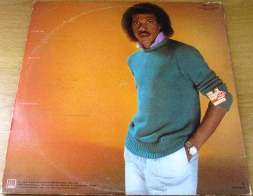 LIONEL RICHIE Lionel Richie South African Pressing VINYL RECORD