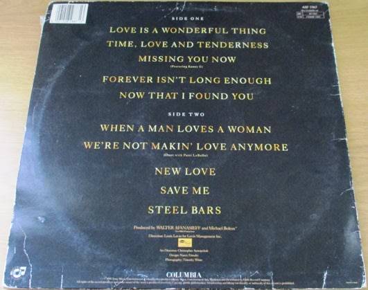MICHEAL BOLTON  Time Love and Tenderness South African Pressing VINYL RECORD