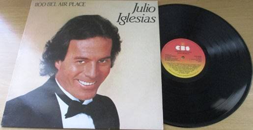 JULIO IGLESIAS 1100 Bel Air Place  VINYL RECORD