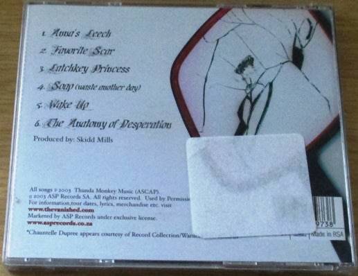 THE VANISHED  CD  [Shelf G Box 24]