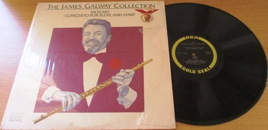 THE JAMES GALWAY COLLECTION Mozart Concerto or Flute and Harp VINYL Record