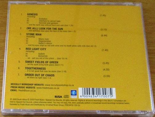 McCULLY WORKSHOP Genesis CD  [msr]