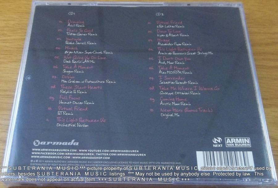 ARMIN VAN BUUREN Mirage [The remixes] 2XCD
