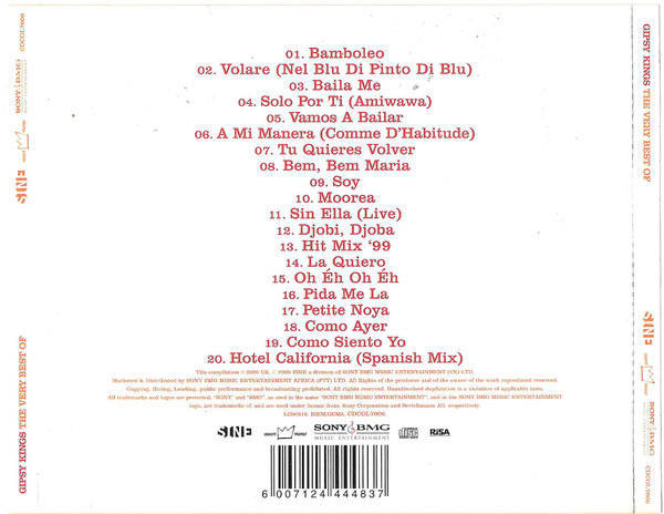 GIPSY KING The Very Best Of CD