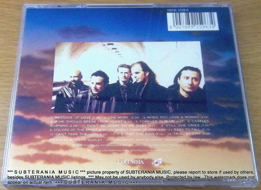 JOURNEY Trial By Fire SOUTH AFRICA Cat# CDCOL 5128 K