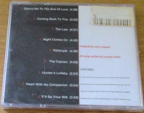 LEONARD COHEN Various Positions CD