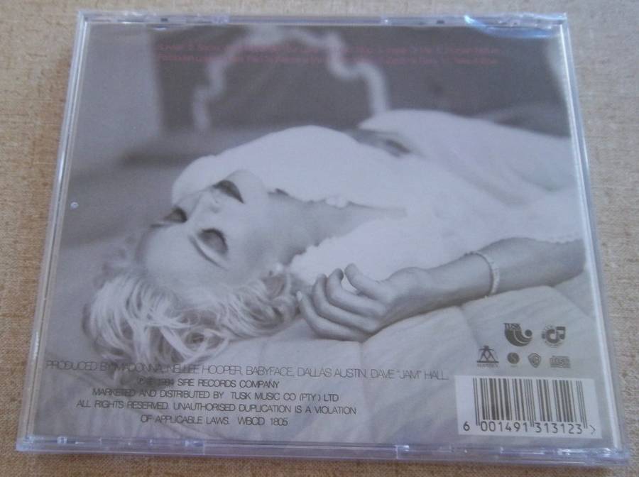 MADONNA Bedtime Stories SOUTH AFRICA Catalogue# WBCD 1805
