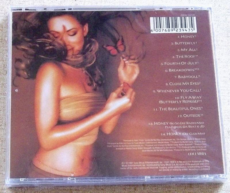 MARIAH CAREY Butterfly SOUTH AFRICA Cat# CDCOL 5413