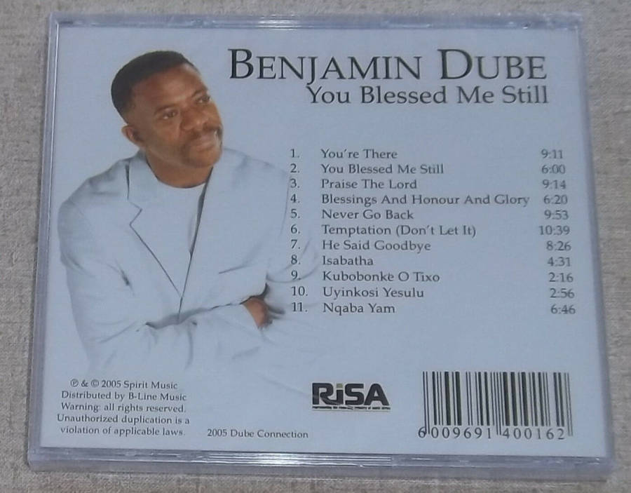 BENJAMIN DUBE You Blessed Me Still SOUTH AFRICA Cat# SMD 036