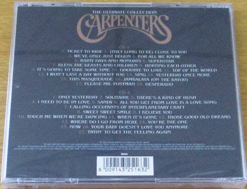 THE CARPENTERS The Ultimate Collection 2xCD