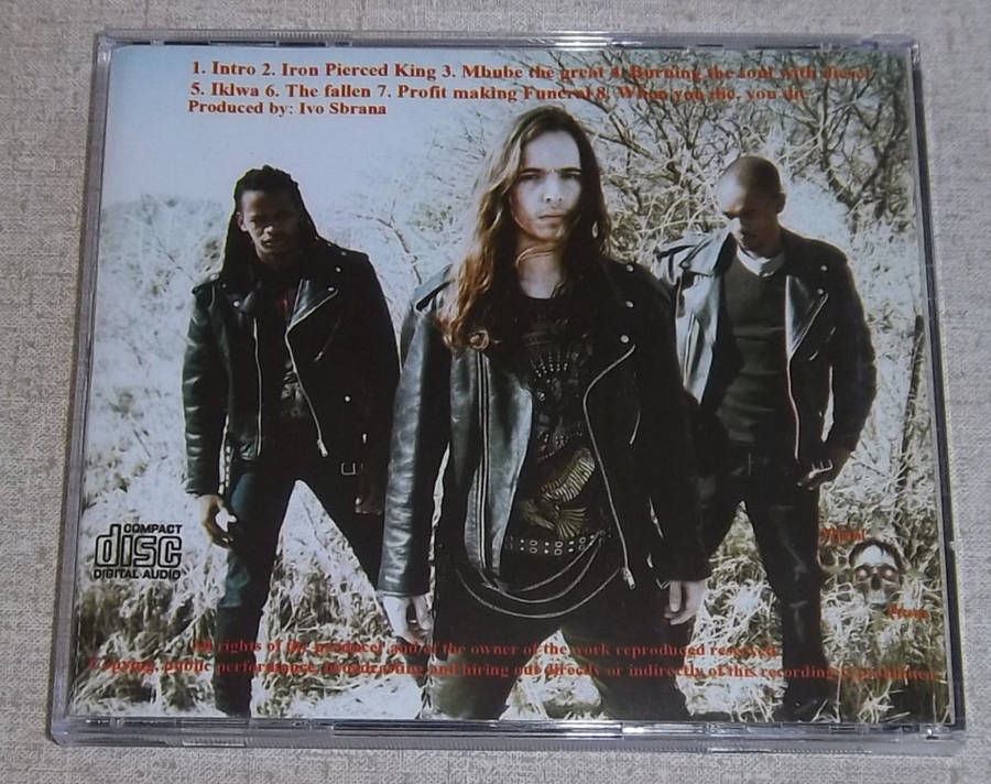 SKINFLINT Iklwa Namibian Release 2010 Full length CD debut