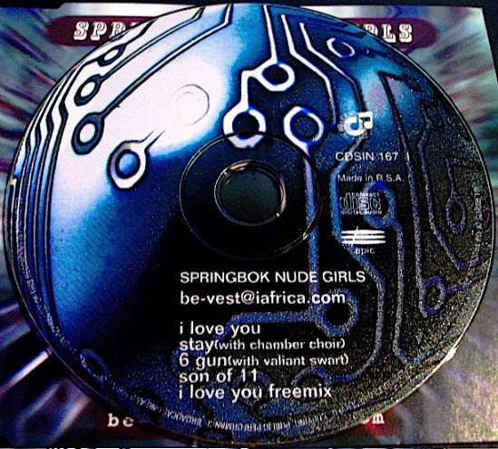 SPRINGBOK NUDE GIRLS Be-Vest@iafrica.com CD Single