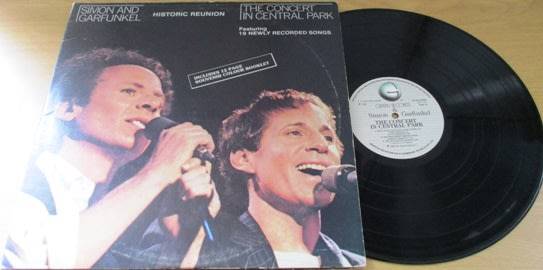 SIMON AND GARFUNKEL The Concert in Central Park 2xLP VINYL LP Record includes booklet