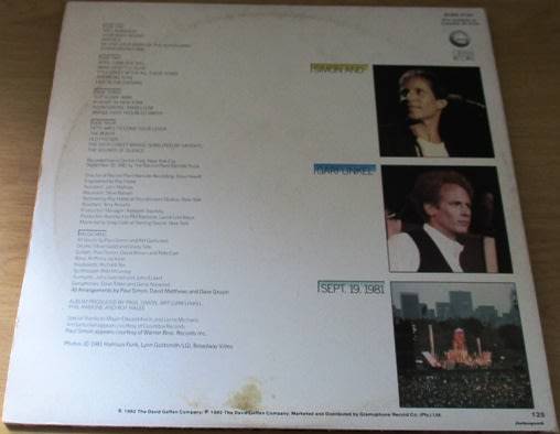 SIMON AND GARFUNKEL The Concert in Central Park 2xLP VINYL LP Record includes booklet