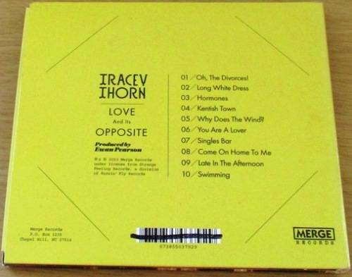 TRACY THORN Love and the Opposite CD