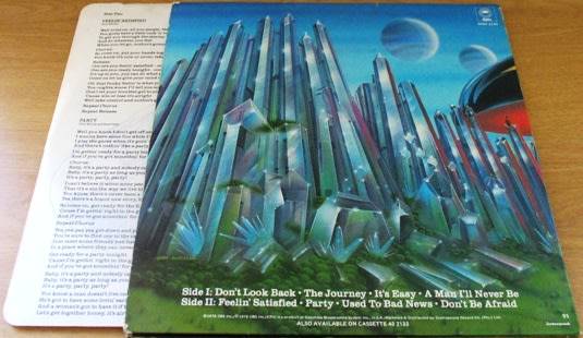 BOSTON Don't Look Back VINYL LP Record