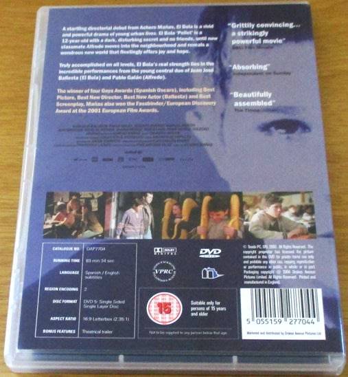 CULT FILM: El Bola DVD SPANISH FILM with English Subtitles