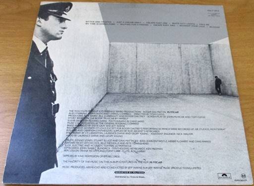 McVICAR O.S.T. LP VINYL RECORD The Who Roger Daltrey