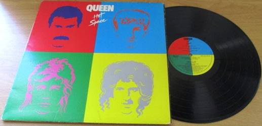 QUEEN Hot Space 1982 South African Pressing LP VINYL RECORD