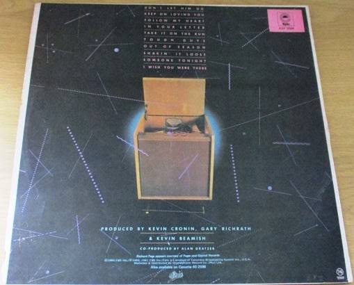 REO SPEEDWAGON HI Infidelity 1981 South African Pressing LP VINYL RECORD