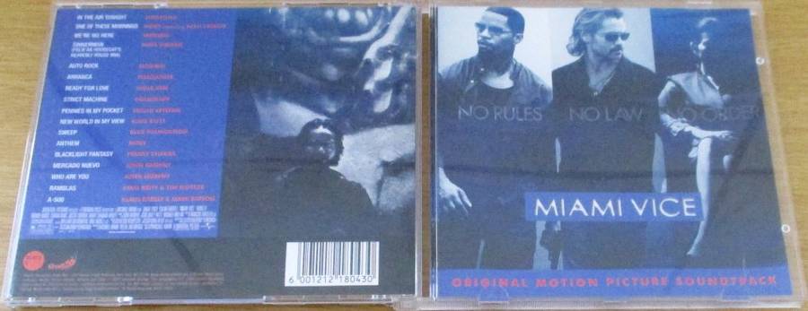 SOUNDTRACK: MIAMI VICE O.S.T.  [Shelf V Box 5]