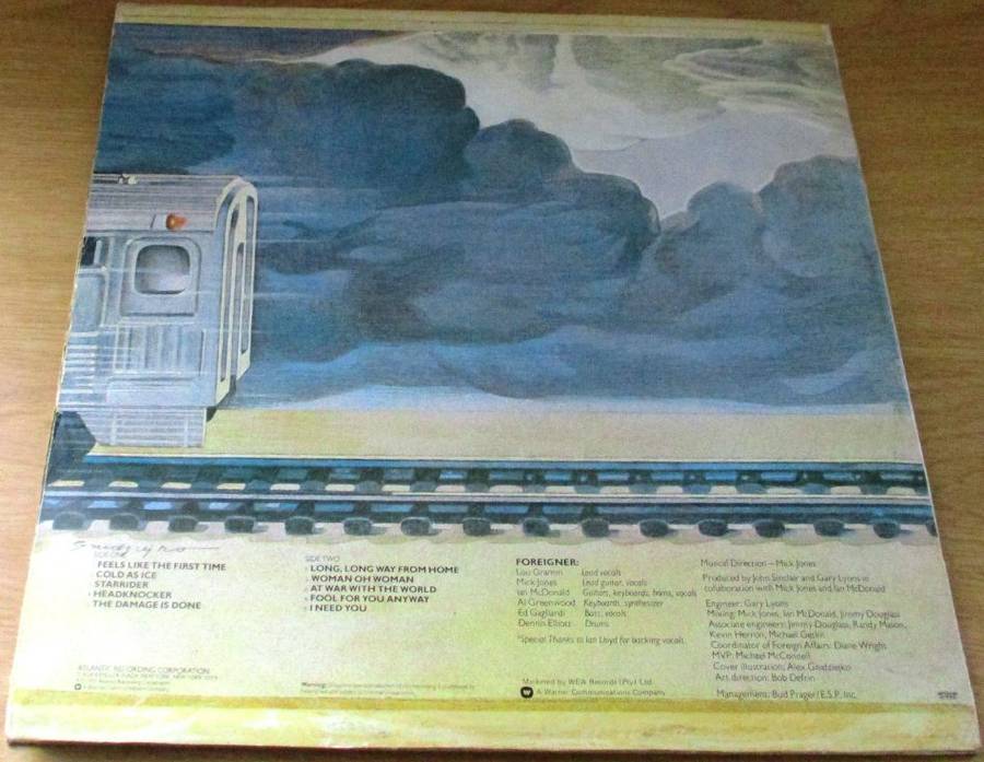 FOREIGNER Foreigner VINYL LP Record