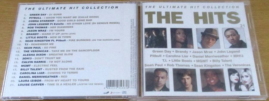 Various THE HITS 21 CD  [Shelf Z Box 12]