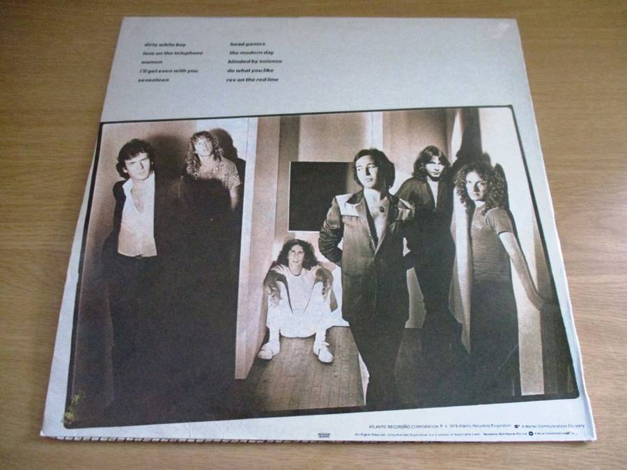FOREIGNER Head Games VINYL LP RECORD