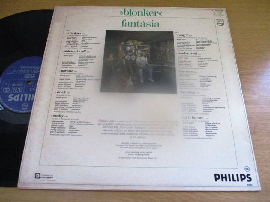 BLONKER Fantasia LP VINYL RECORD