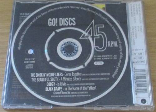 THE SMOKIN` MOJO FILTERS Come Together IMPORT CD Single [Shelf BB CD singles]