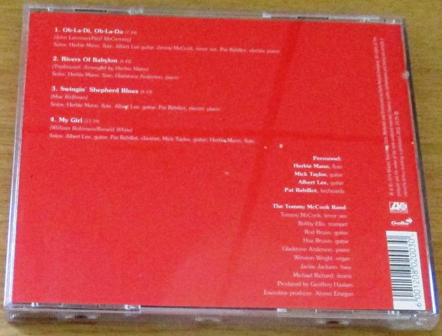 HERBIE MANN Reggae CD [Shelf G x 24]