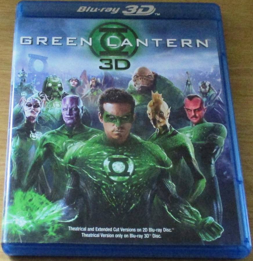 GREEN LANTERN BLU RAY 3D [SHELF D1]
