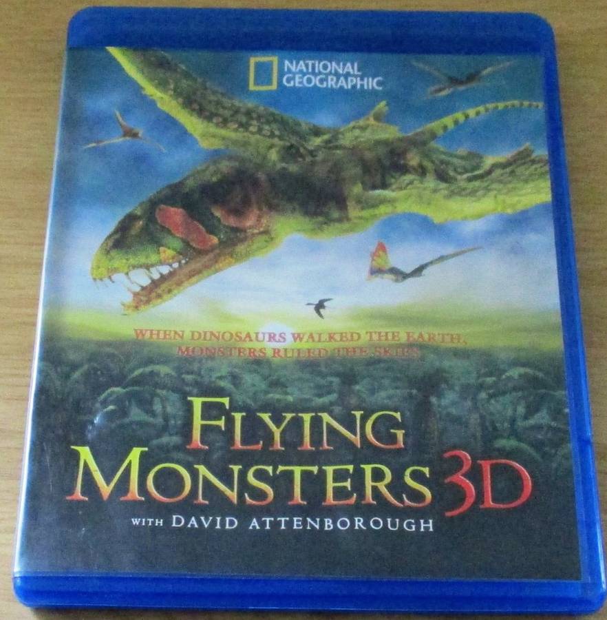 FLYING MONSTERS National Geographic Blu Ray 3D  [Blu Ray Shelf]