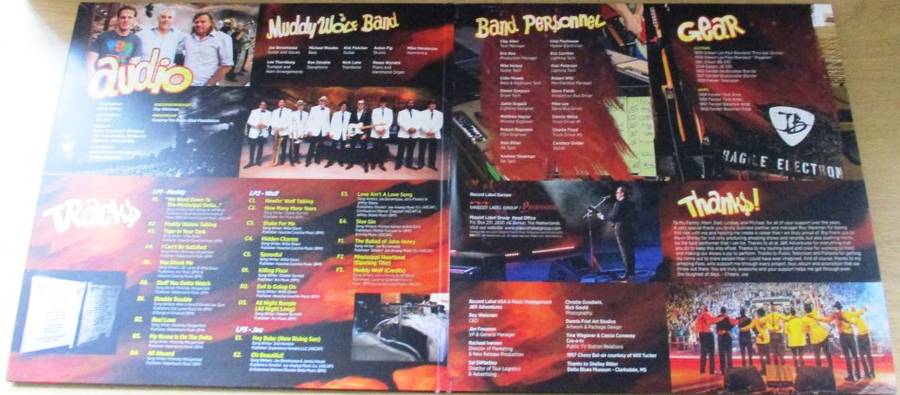 JOE BONAMASSA Muddy Wolf At Red Rocks 3xLP European Pressing VINYL LP RECORD