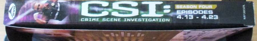 CSI: Crime Scene Investigation Season 4 Episodes 4.13 - 4.23 [SHELF D1]