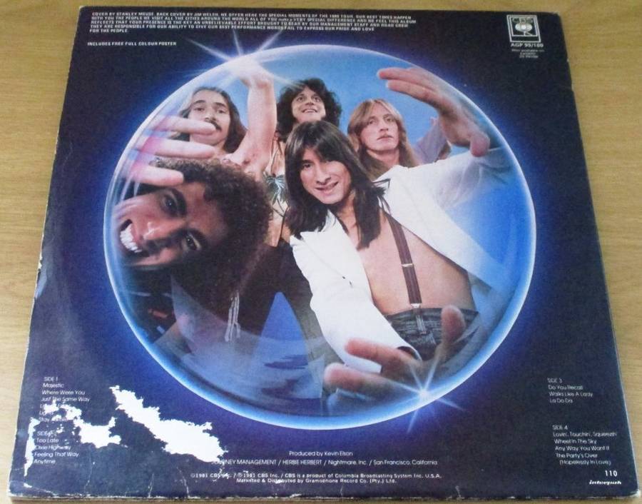 JOURNEY Captured VINYL LP