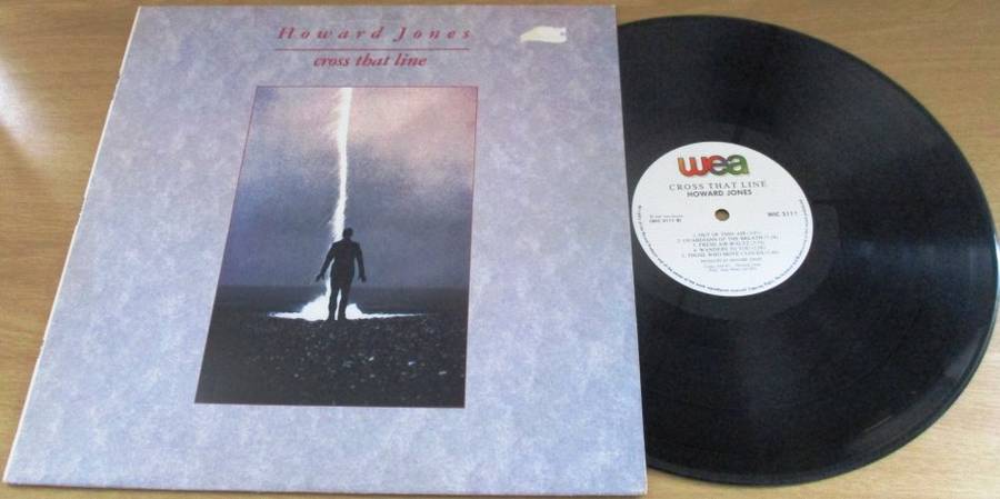 HOWARD JONES Cross That Line South African Pressing VINYL LP RECORD