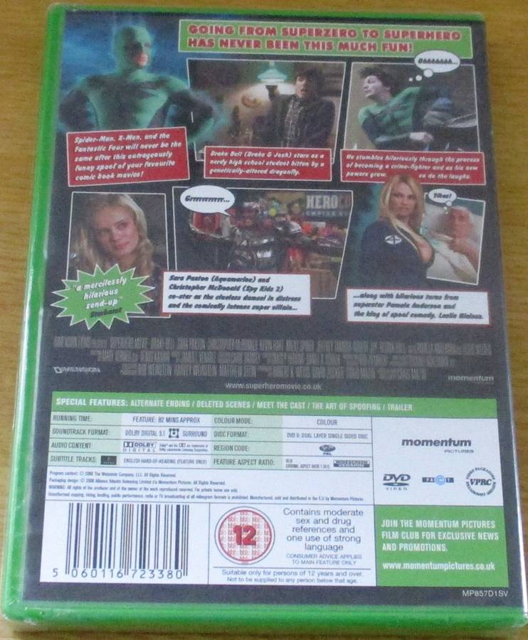 SUPERHERO MOVIE [NEW BB DVD SHELF]