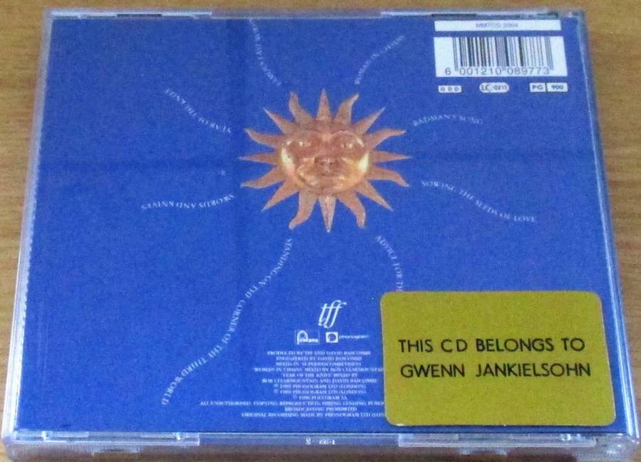 TEARS FOR FEARS Seeds of Love CD  [msr]