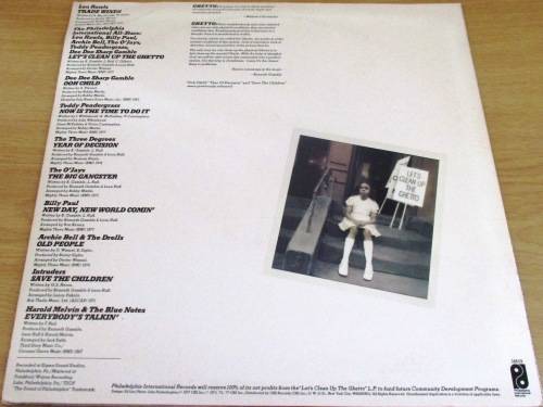 The Philadelphia International All-Stars  Let`s Clean Up The Ghetto IMPORT Pressing VINYL RECORD