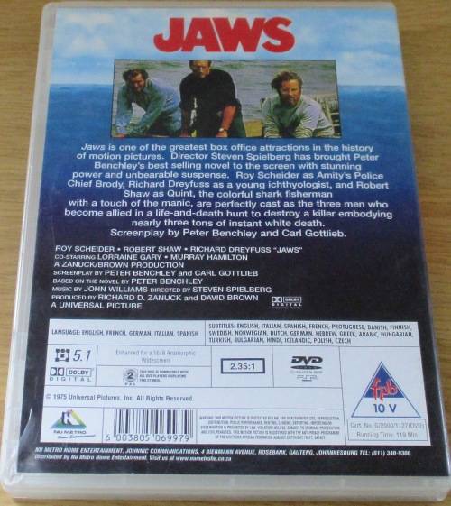 CULT FILM: JAWS  [DVD BOX 8]
