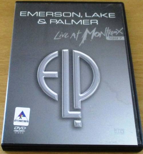 EMERSON LAKE and PALMER Live at Montreux 1997 DVD  [OFFICE DVD SHELF]