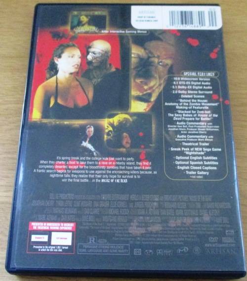 CULT FILM: HOUSE OF THE DEAD DVD [BOX H1]