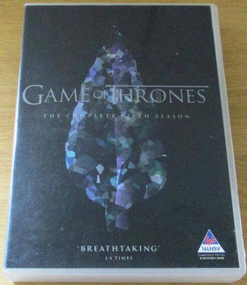 GAME OF THRONES The Complete Fifth Season DVD [DVD BOX 3]